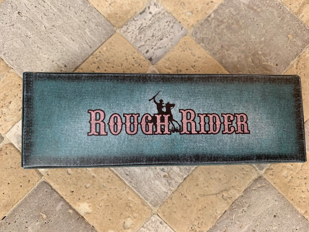 Rough Rider Fire Starter Brown Wood Handle Orange Lanyard Survival Tool 1041