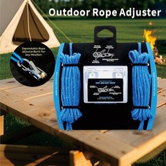 Outdoor Tensioner with Rope Roller Paracord – Cinching Tool for Camping, Hiking