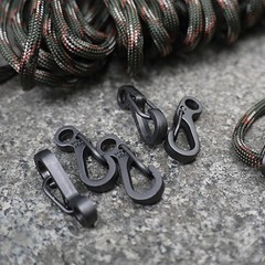 40PC Spring Backpack Clasps Climbing Carabiners Keychain Camping4568