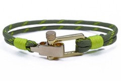 Gold Mini Shackles – Adjustable Metal Closure for Paracord Bracelets DIY Project