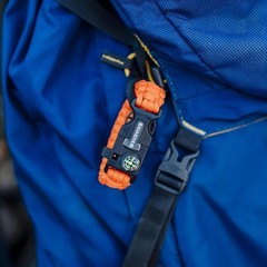 Survival Bracelet Set 3 Pack with Compass & Whistle, Camping, Hiking Emer