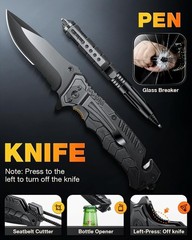 Gifts for Men-Christmas | 21-in-1 Survival Gear & Camping Accessories | Fishi…