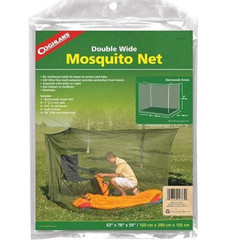Coghlan’s Rectangular Mosquito Net, Backwoods Green, Double Wide 240-mesh NEW