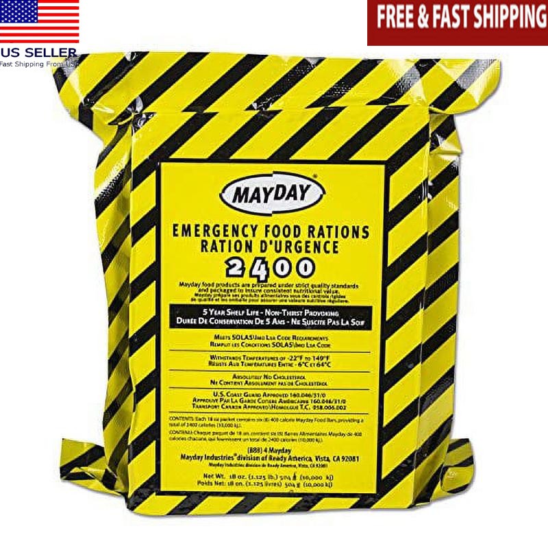 2 Person Emergency Kit 3 Day Supplies Backpack Survival First Aid Water Food New