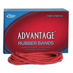 Alliance Rubber 97405 Advantage Bands Size 1 Pound 7 x 1/8 inches, Red