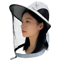 Mosquito Head Net Sun Hat for Men Women, UPF 50+ Sun Protection Hat with Full…