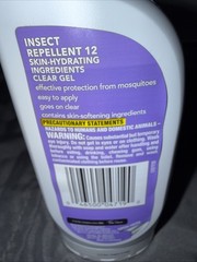 Off Insect Repellent Clear Gel Skin Hydrating 20% Picaridin 6oz