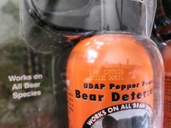 Two (2) UDAP Bear Spray Deterrent With Griz Guard Holster 7.9 Oz.