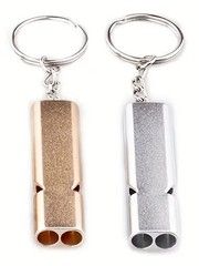 6/10/20PC 160db Outdoor Whistle Camping SOS Emergency Survival Key Chain Whistle