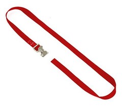 1in x 4ft Utility Lashing Strap – Made in USA – 150 lb. 1 inch 1in 4-Pack, RED