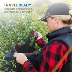Breathable 2-Pack Mosquito Head Net – 39×26 Inch, Ideal for Outdoor Activities