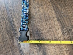 Handmade USA Paracord Bracelet 550 Multi Blue Brown Green Tactical 3/4″ Buckle
