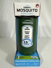 Thermacell Mosquito Repellent 15 Foot Zone No Spray or Scent Patio Shield GREEN