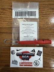 Supreme Ka-Bar Emergency Whistle Knife Keychain SS26 Brand New Red