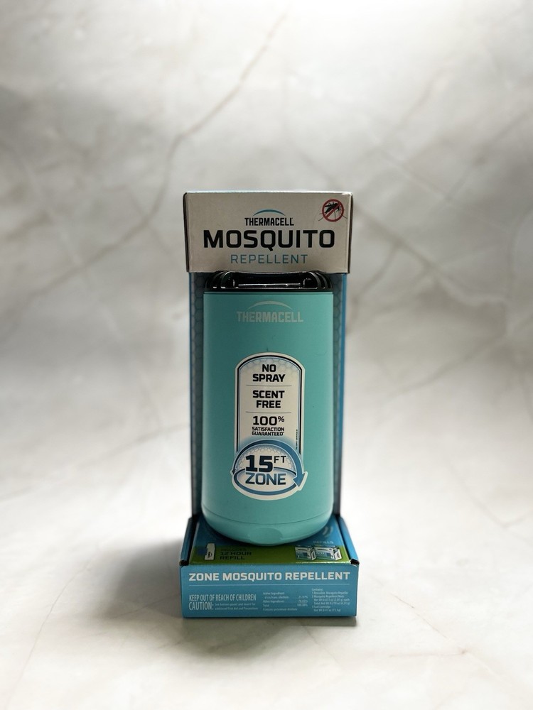 THERMACELL MOSQUITO REPELLENT 15FT ZONE BONUS REFILL PATIO SHIELD – Glacier Blue