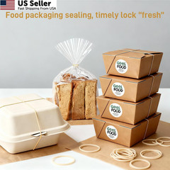 1100Pcs Rubber Bands Size #16 Rubberbands Light Brown Elastics