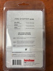 Kershaw, Fire Starter, Tool, Fire Starter, Magnesium, Molded Plastic
