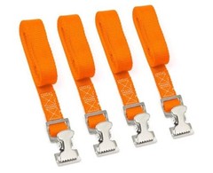 1in x 4ft Utility Lashing Strap – Made in USA – 150 1 inch 1in 4-Pack, Orange