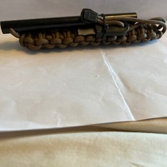 Coyote Brown King Cobra Fire starter 16 Strand 17’ Single Cord DB_Paracord USA