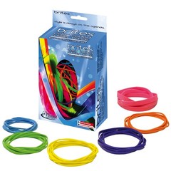 Alliance 07706 Brites Pic Pac Rubber Bands Blue/Orange/Yellow/Lime/Purple/Pink