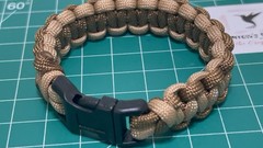 Sparrow’s Handmade Tactical Cobra Weave Style Paracord Bracelet