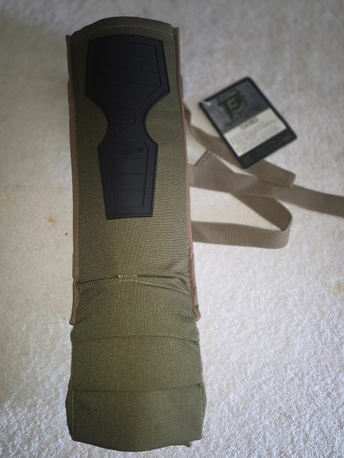 PAIR battletac military tactical shin guard protection snake and animal fangs