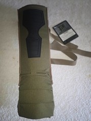 PAIR battletac military tactical shin guard protection snake and animal fangs
