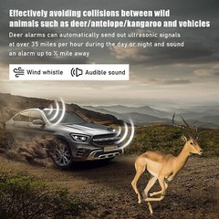 4 PCS Deer Whistle Avoids Collisions Deer Warning Devices Animal Alert For Cars