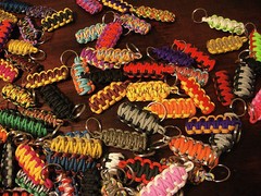 Paracord / Survival King Cobra Key Chain Lot of 5