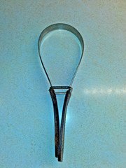 Vintage (NOS) 22″ long, Flexible, Leather Handles, Survival Brush Cutting Tool