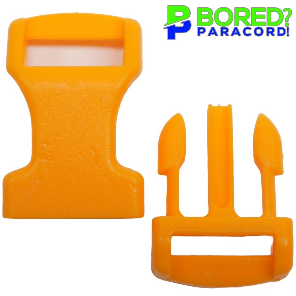 1/2″ Orange Paracord Buckles – ½» Buckle Comfortable, and Perfect for Crafting