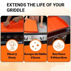 36″ Premium Silicone Griddle Mat for Blackstone 36 Inch Grill, Heavy Duty Foo…