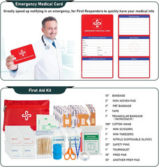 262Pcs Survival Kit Emergency Gear First Aid Bug Out Bag Camping Tools Set