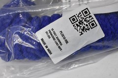 Rugged Ride 10′ Survival Paracord Lead Rope Blue Heavy Duty Solid PL2610-RBL