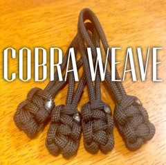 (12-Pack) Black Variety Pack 3″ Zipper Pulls 550 Paracord Keychain Extender Fob