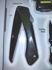 Camillus Adventure Pack Camping Set Hatchet Knife Saw LED Headlamp New