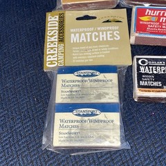 Waterproof Matches Huge Lot Some Unopened Stansport Coghlans Safety Windproof
