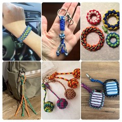 Beadthoven 10 Colors 2mm Paracord Rope 131ft Blue Paracord Cords Bracelet Mak…