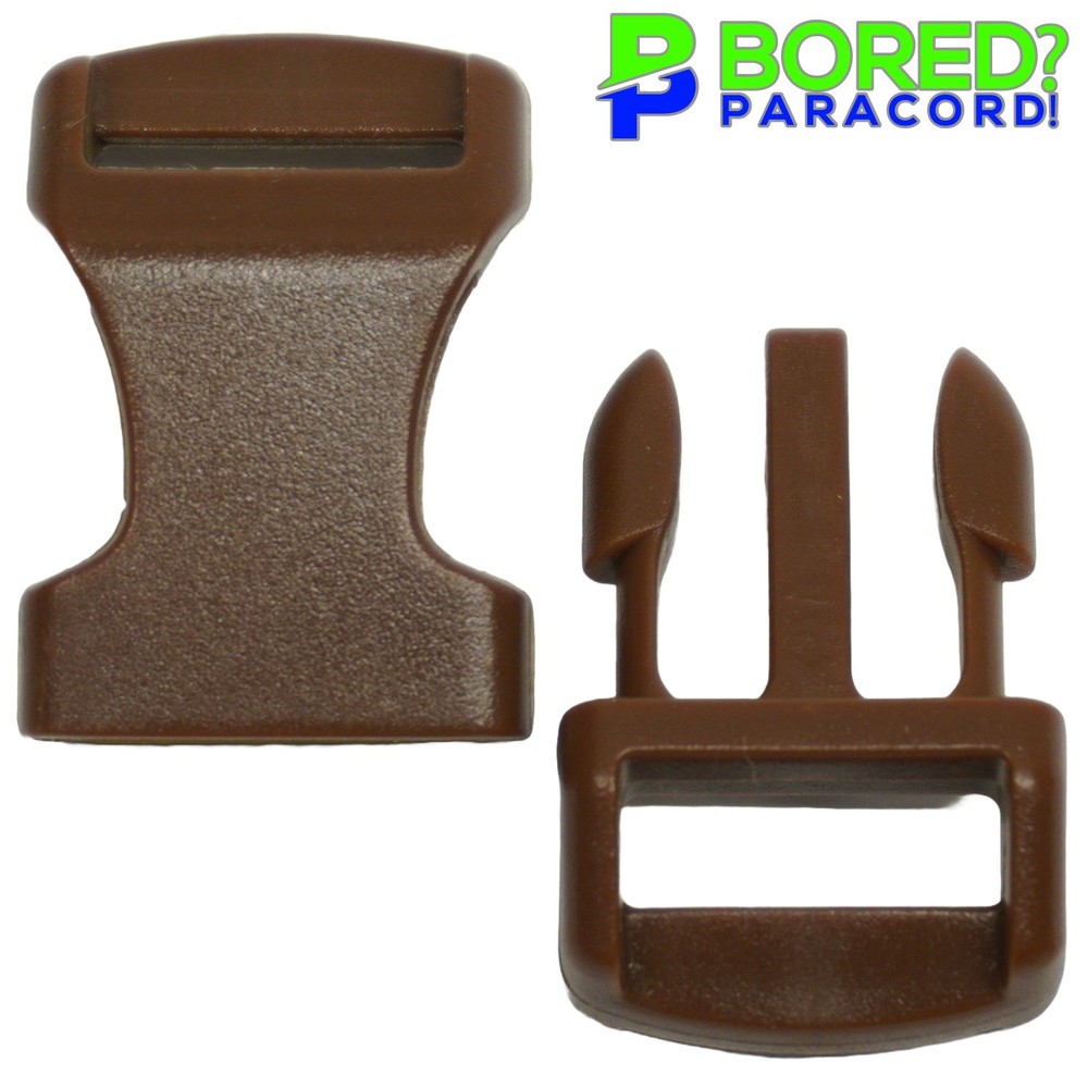 1/2″ Brown Paracord Buckles – ½» Buckle Comfortable, and Perfect for Crafting