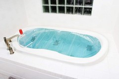 Made in USA – Emergency Bathtub Water Storage Bladder 65-100 Gallon Capacity