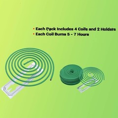 48 Coils Supreme Pro Mosquito Repellent Coils – Outdoor Use Reaches Up to 10 fts