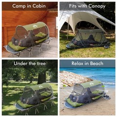 Folding Mosquito Net Camping Mosquito Fly Net Indoor Outdoor Netting Insect Tent