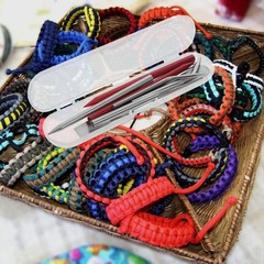 1 Set Durable Lace Lacing Needle Kit for Weaving Assorted Color Aluminum