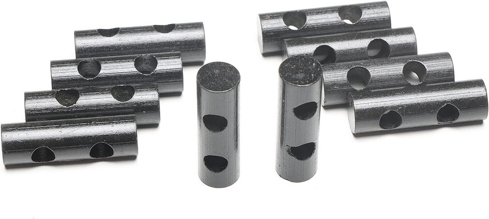 10 Drilled Ferrocerium Rod Flint Fire Starter Survival Bracelet toggle Gear Kits