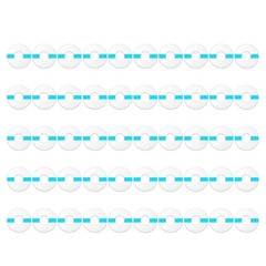 30/50Pcs Waterproof Sensor Protections Cover Sports Sensor Adhesive Patches