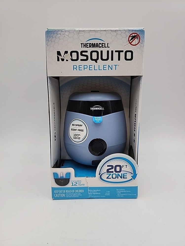 Thermacell Rechargeable Mosquito Repeller – Blue – E55B