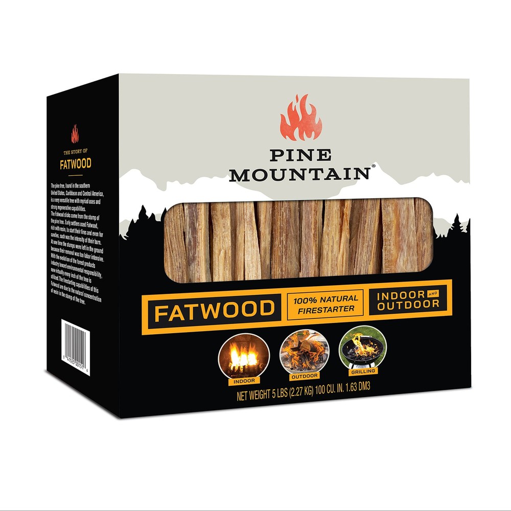 StarterStikk 100% Natural Fatwood Firestarting Sticks, 5 Pound Natural Firest…