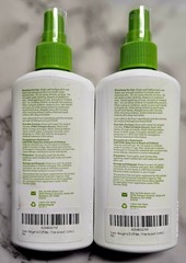 Lot (2) Babyganics Natural Insect Repellent Pump Spray 6oz/177ml Each New A314