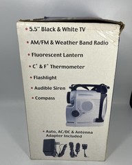 Advantage Industries Multi-Function Television & AM/FM/WB Radio W/ Lantern Siren