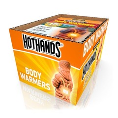 Hothands 12 Hour Adhesive Body Warmers – Bulk Value Pack Of Air Activated